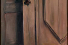 Alte Tür I, Öl/Lw, 2005, 100 × 80 cm
