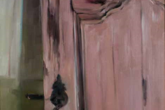 Alte Tür II, Öl/Lw, 2005, 100 × 80 cm