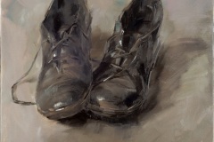 Meine Schuhe, Öl/Lw, 2013, 50cm x 50cm
